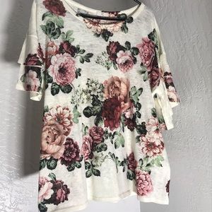 Floral Painting Top